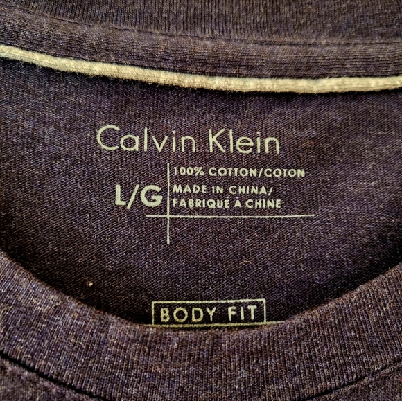 Calvin Klein Men's Blue Colorblocked Sweater - Picture 3 of 4